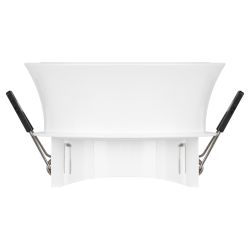 Светильник встраиваемый декоративный ЭРА KL94 WH под лампу MR16 GU5.3 белый пластиковый | Декоративные встраиваемые светильники