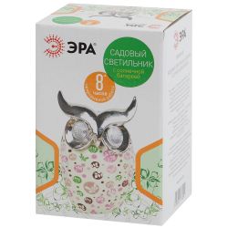 ERAFYH01-05 ЭРА Садовый светильник Филин на солнечной батарее, полистоун, 16 см | Садовые декоративные светильники