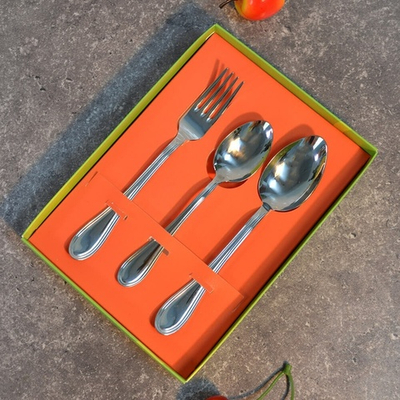 Набор столовых приборов 3 предмета "Детский" (ложка и вилка ст., ложка чайная)