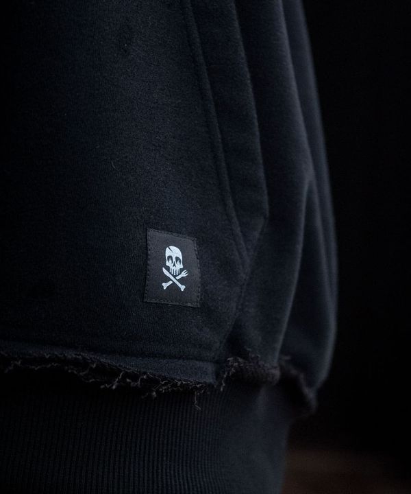 Толстовка Crew с коротким рукавом черная - фото 17