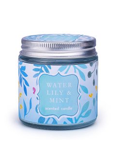 Свеча ароматическая Водяная лилия и мята (00-7080)