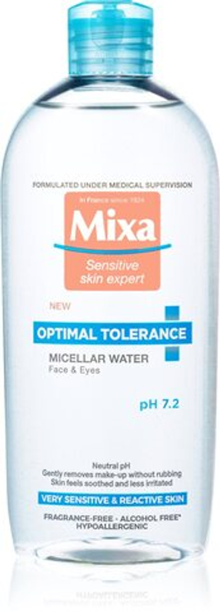 MIXA Optimal Tolerance - мицеллярная вода для успокоения /   400  ml  / GTIN 3600550476040