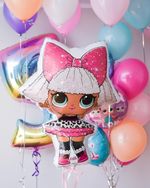 F Шар фигура Фигура Куклы ЛОЛ DIVA дива 34" 85 см (H) х 64 см (W) (БГ-23)