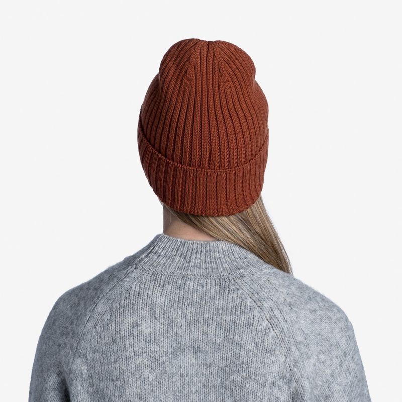 Вязаная шерстяная шапка Buff Hat Wool Knitted Norval Rusty Фото 6