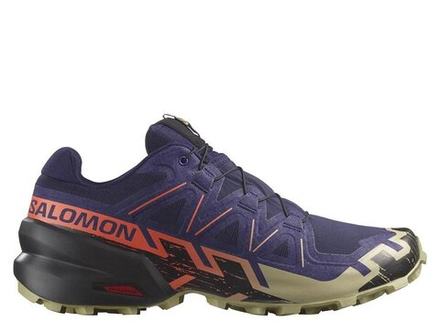 Кроссовки для бега мужские Salomon Speedcross 6 M Фиолетово-оранжевые