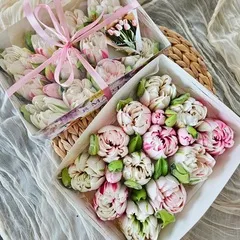 Зефир «Махровые тюльпаны» / 23*16 см