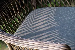 "Сицилия" обеденная группа плетеная, цвет коричневый