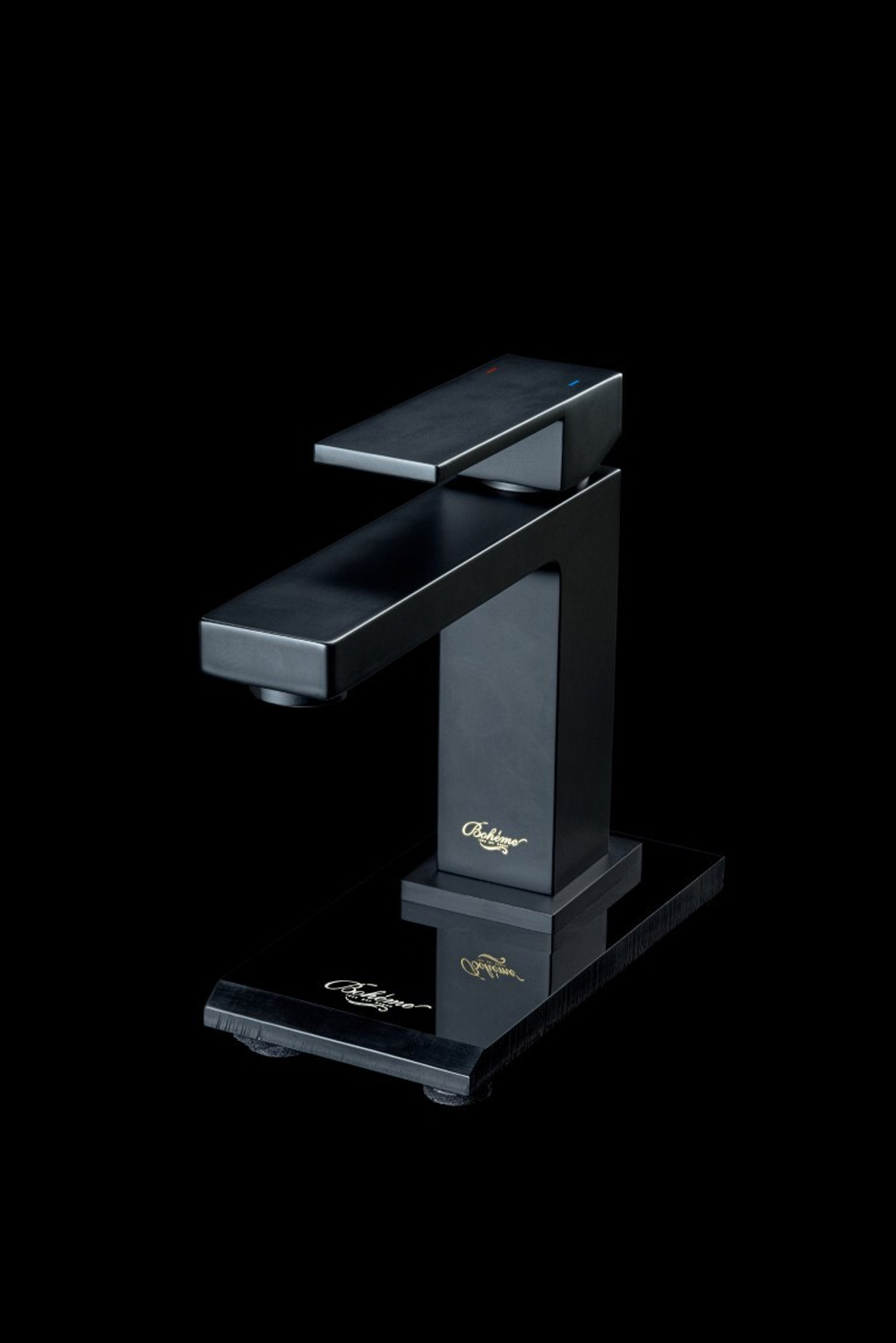 Boheme Cмеситель для умывальника Qubic Matt Black