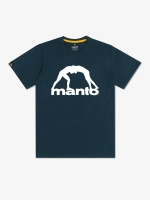 Футболка MANTO VIBE 25 Темно-синий и белый