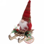 Дед Мороз «Катание на санях» 22*15*7 см