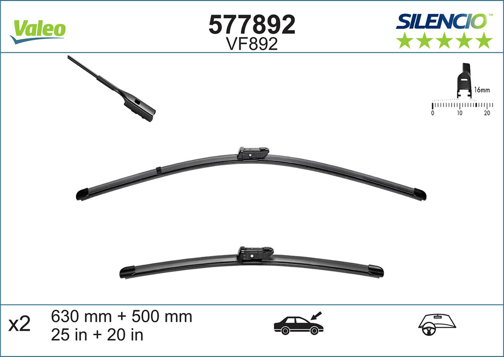 VALEO - 577892-VAL - Wiper Blade