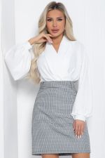 Юбка Кокетка (серая) Ю12449-41 LT Collection