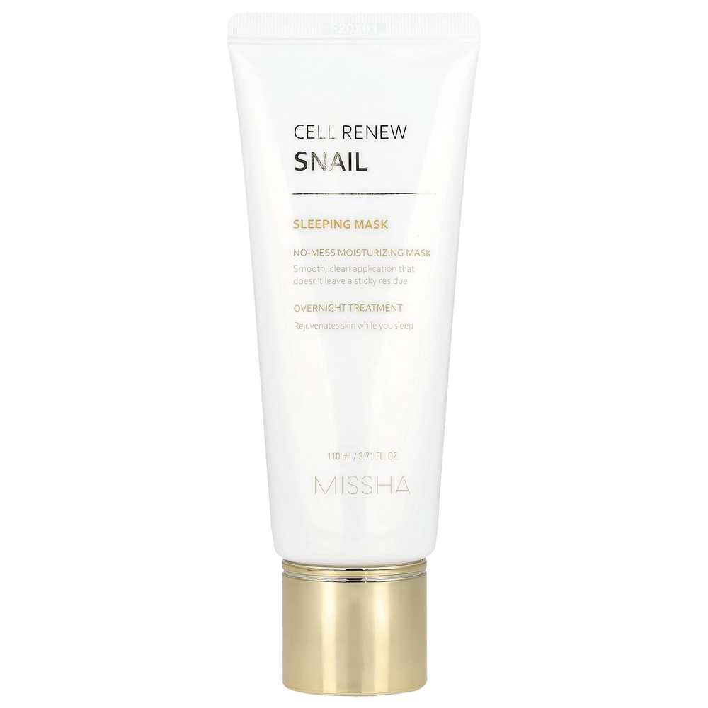 Missha, Cell Renew Snail, ночная косметическая маска, 110 мл (3,71 жидк. унции)