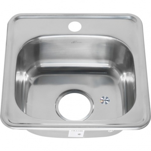 Мойка 3838 MELANA 0,6/160 врезная квадратная