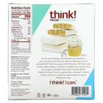 Think !, Snack Protein Bar, тесто для кексов, 10 батончиков, 40 г (1,41 унции) каждый