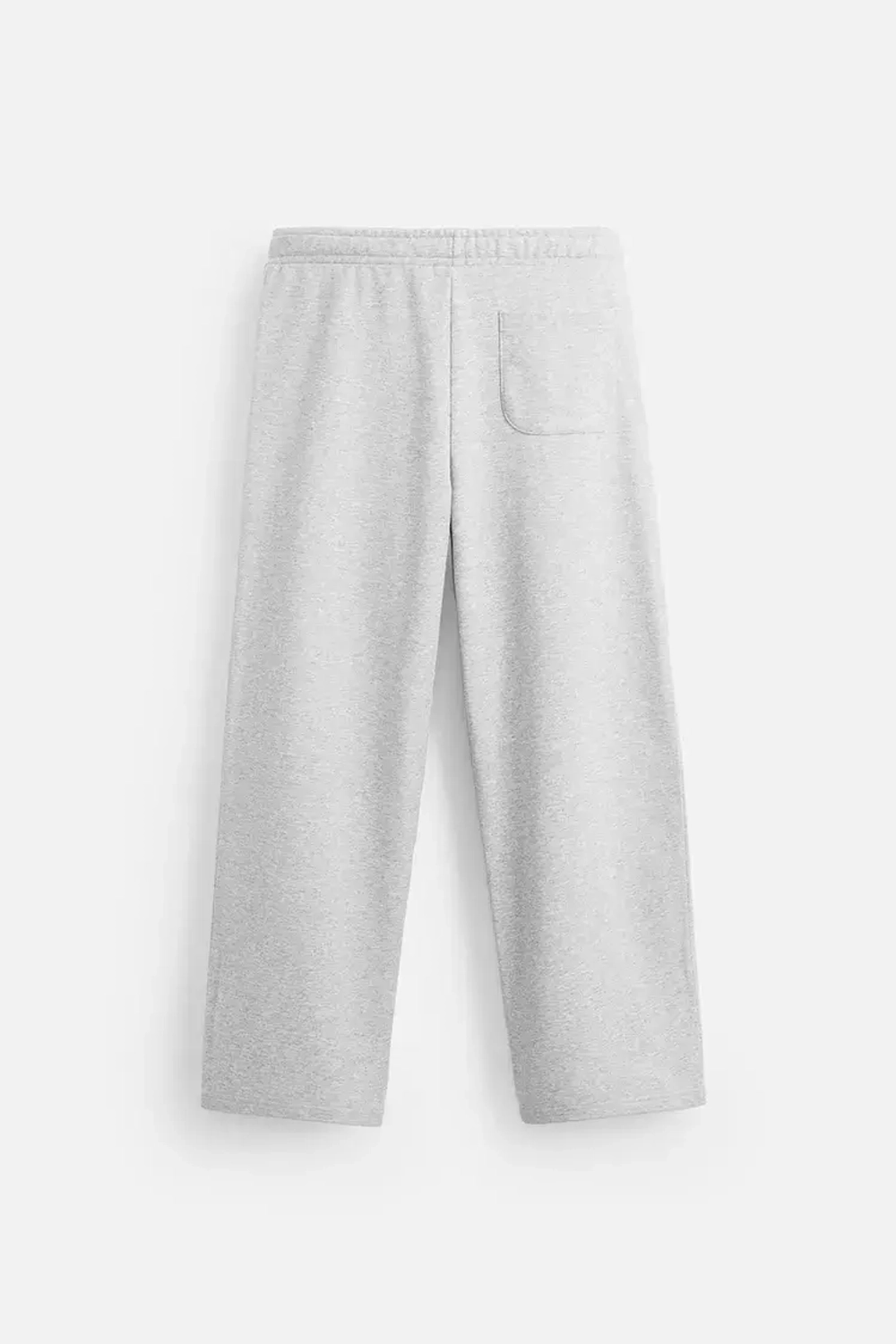 ZARA ДЖОГГЕРЫ WIDE-FIT, СЕРЫЙ С МЕЛАНЖЕВЫМ ЭФФЕКТОМ