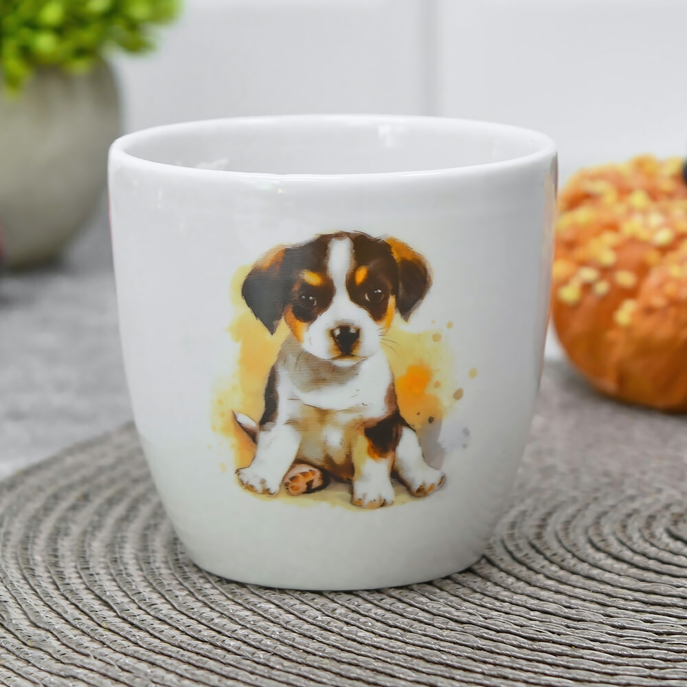 Кружка 220мл без ручки "Щенки"