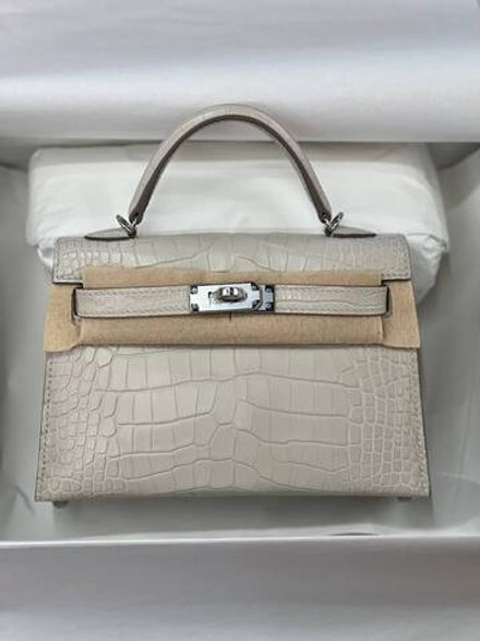 Сумка Hermes из кожи крокодила