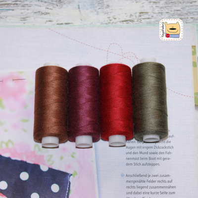 Набор швейных ниток "Винтаж" 40/2 (4 цвета) НН28