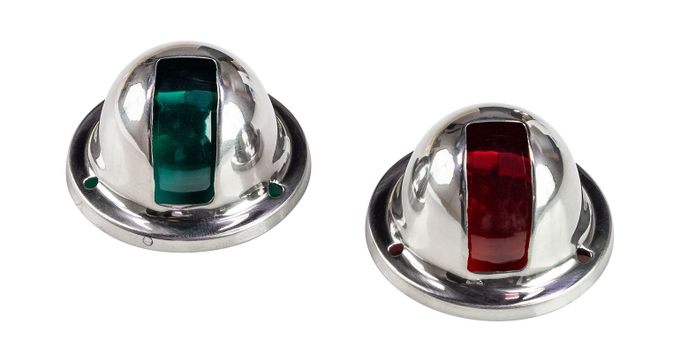 Огни ходовые, нержавеющий корпус, комплект