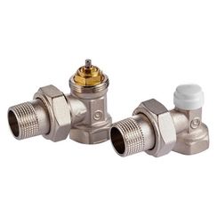 Набор термостатический для радиатора угловой Royal Thermo 1/2quot; М30х1,5.