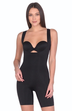 Утягивающий торсет с панталончиками (Размер: L) (Цвет: черный)