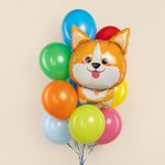Фольгированный шар-фигура «Корги», 81 см