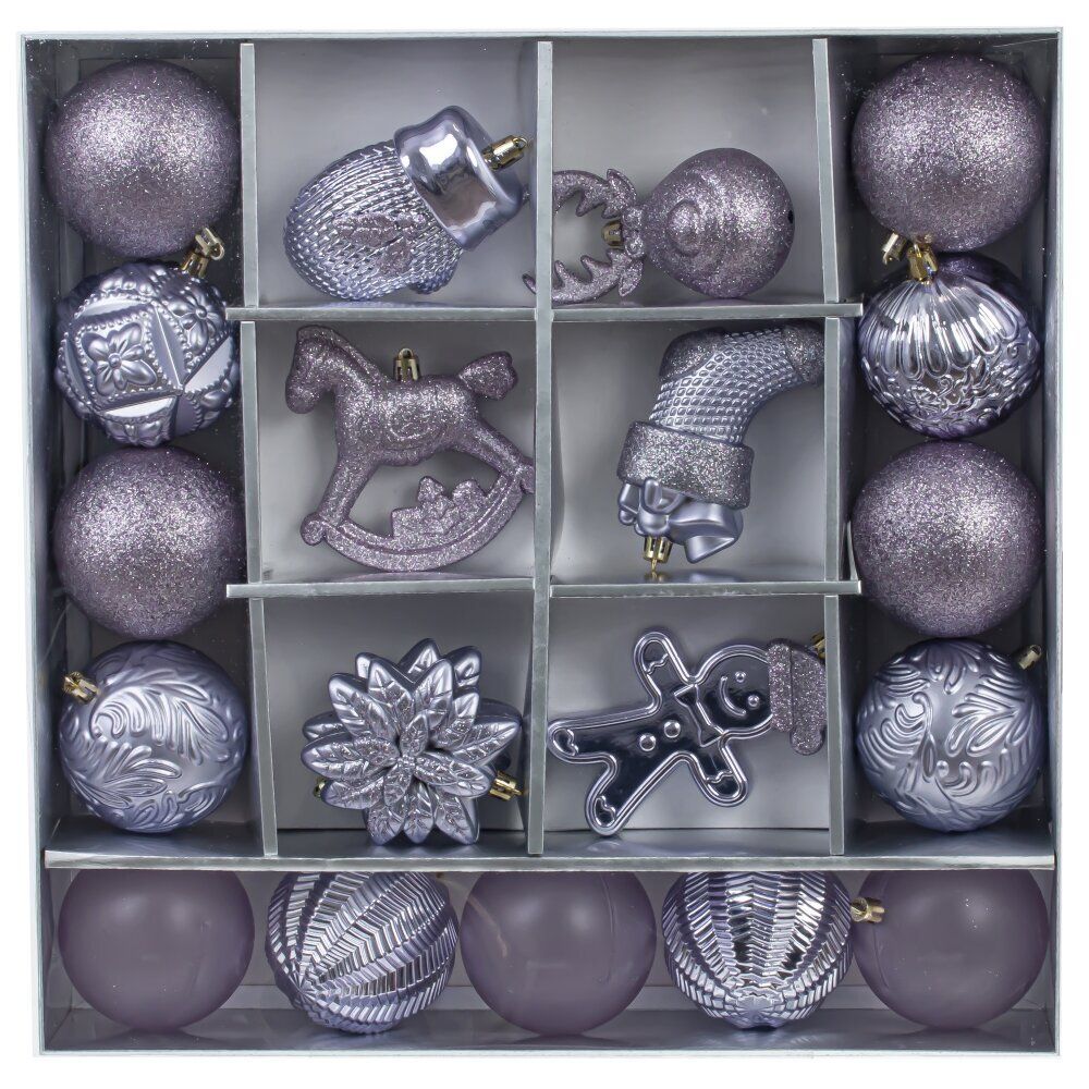 GAEM Набор из 20шт Украшение новогоднее "Шар", L40 W8 H40 см