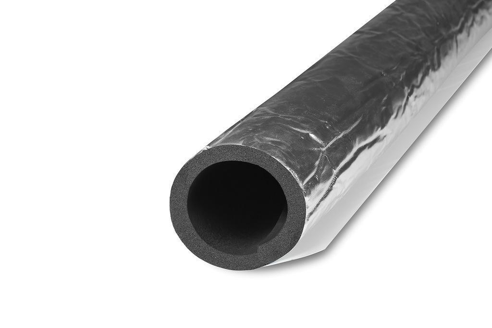Трубка из вспененного каучука K-FLEX ST с покрытием IC CLAD SR толщина 32 мм Тмакс=180°C серебристый