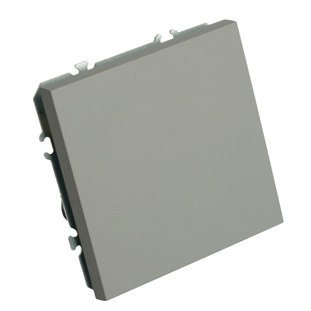 Заглушка (механизм), серия Эмили, платиново-серый, soft touch, RST00-5116-10 49961