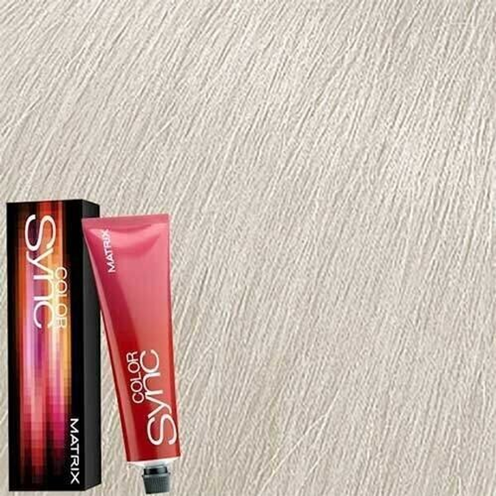 Matrix Краска для волос без аммиака SoColor Sync Pre-Bonded 10А Очень-очень светлый блондин пепельный, 90мл