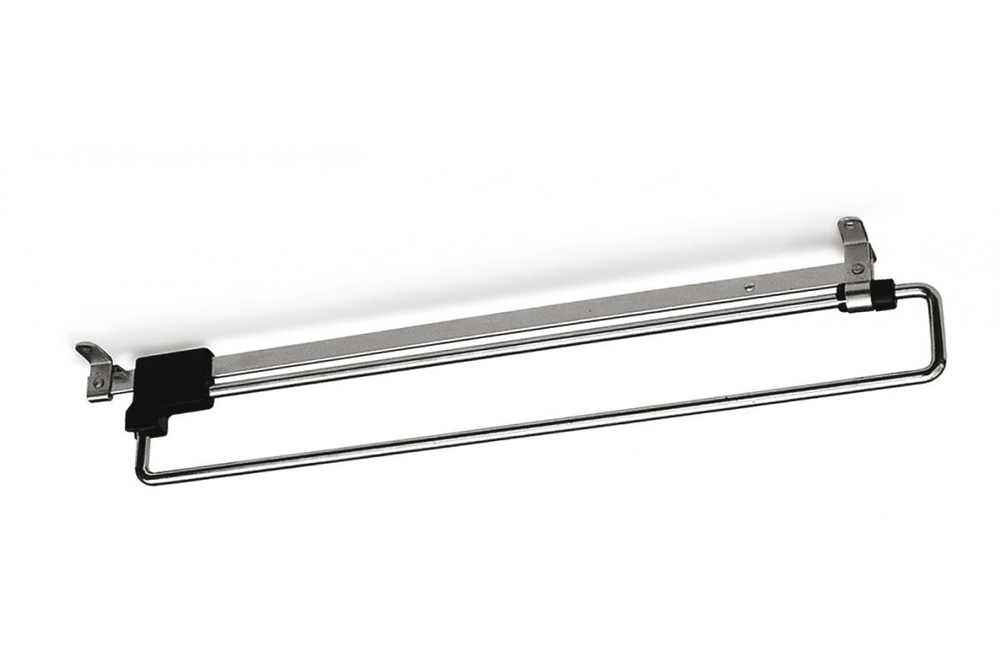 Вешалка выдвижная GTV L-350мм, верхний монтаж, крепление металл, хром