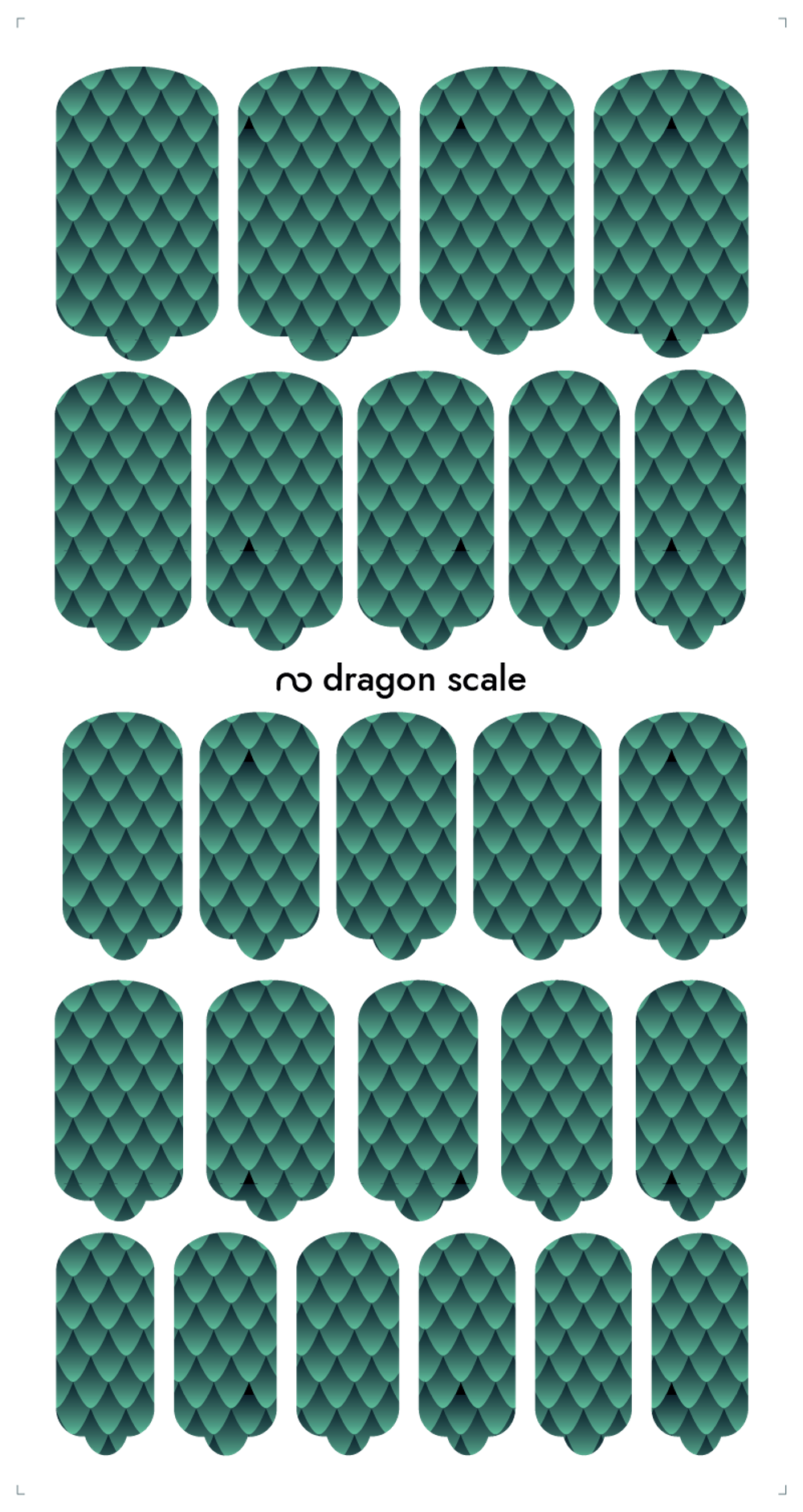 Пленки для маникюра Provocative Nails dragon scale