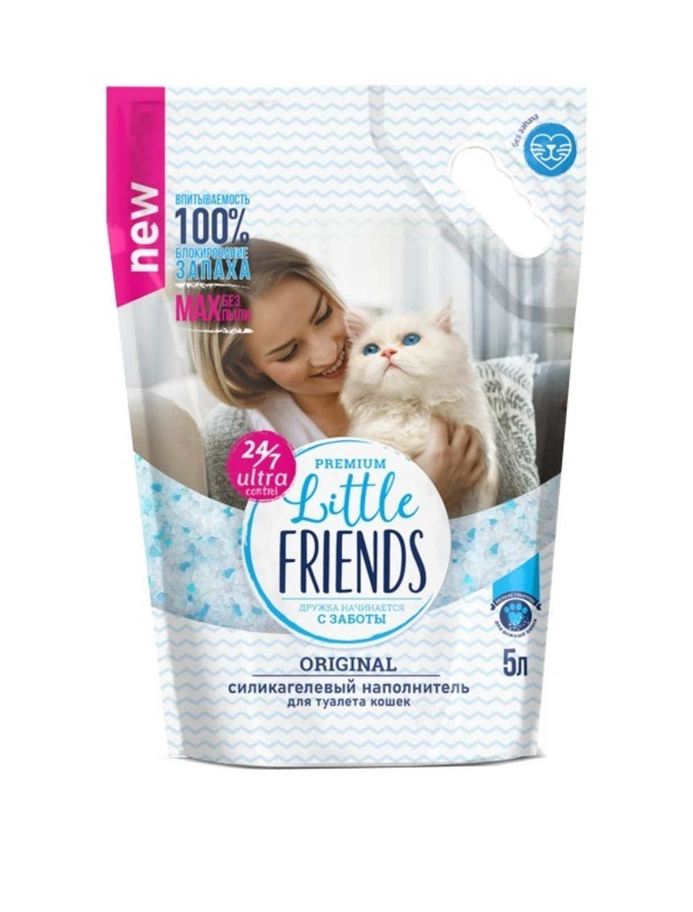 Little Friends Оригинал наполнитель силикагелевый 5л.