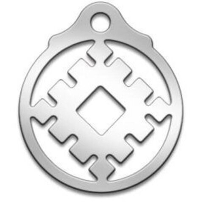 Амулет Серия Славянские амулеты №19 Репейник Счастья  медицинская сталь (притягивет счастье, удачу и благополучие)