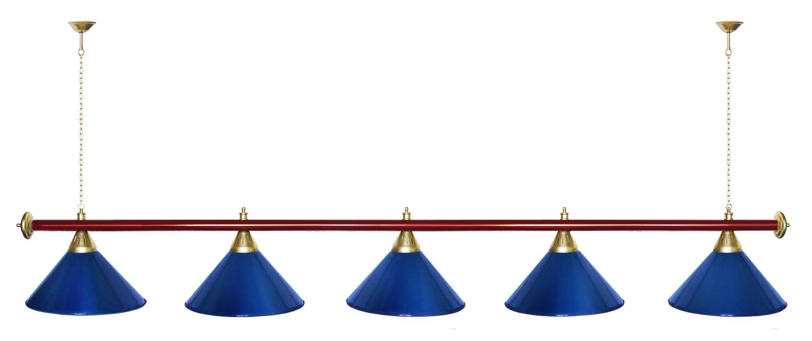 Лампа STARTBILLIARDS 5 пл. (плафоны зеленые,штанга зеленая,фурнитура золото) фото №86