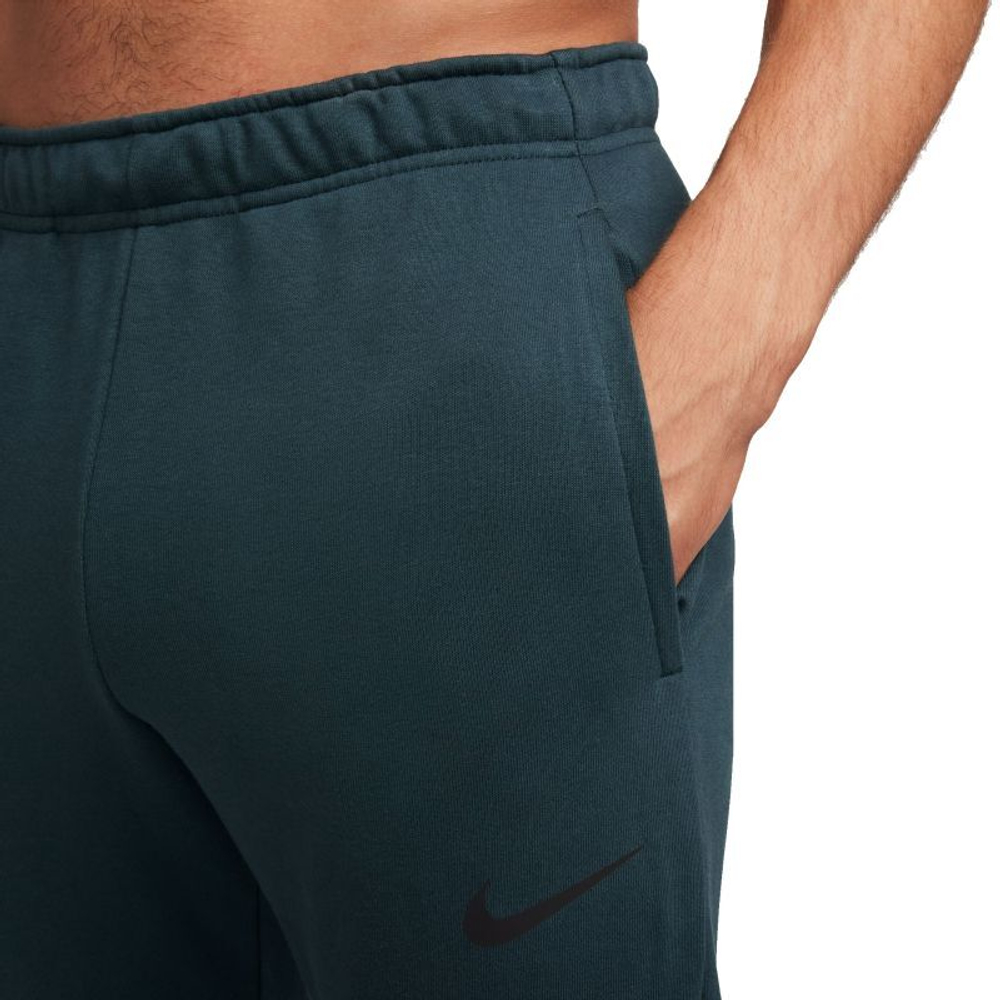 Мужские теннисные штаны Nike Dri-Fit Pant Taper - deep jungle/black