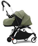 Коляска для новорожденных Stokke YOYO3 Newborn Pack 0+ рама белая White Olive