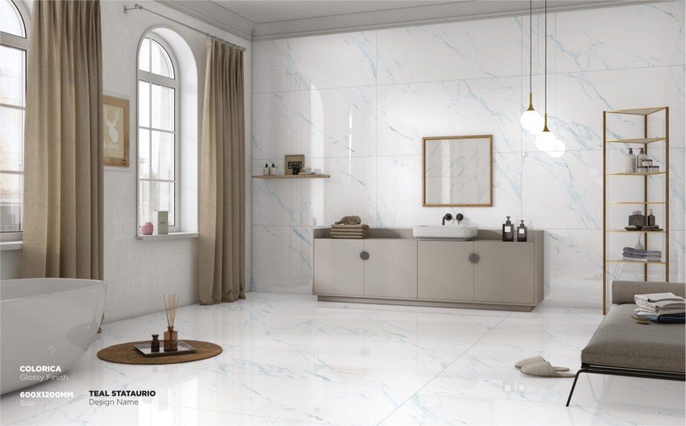 Realistik Laxveer Teal Statuario 60x120