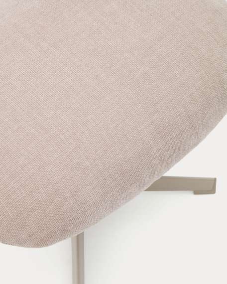 Крутящийся пуф Jaspe бежевый