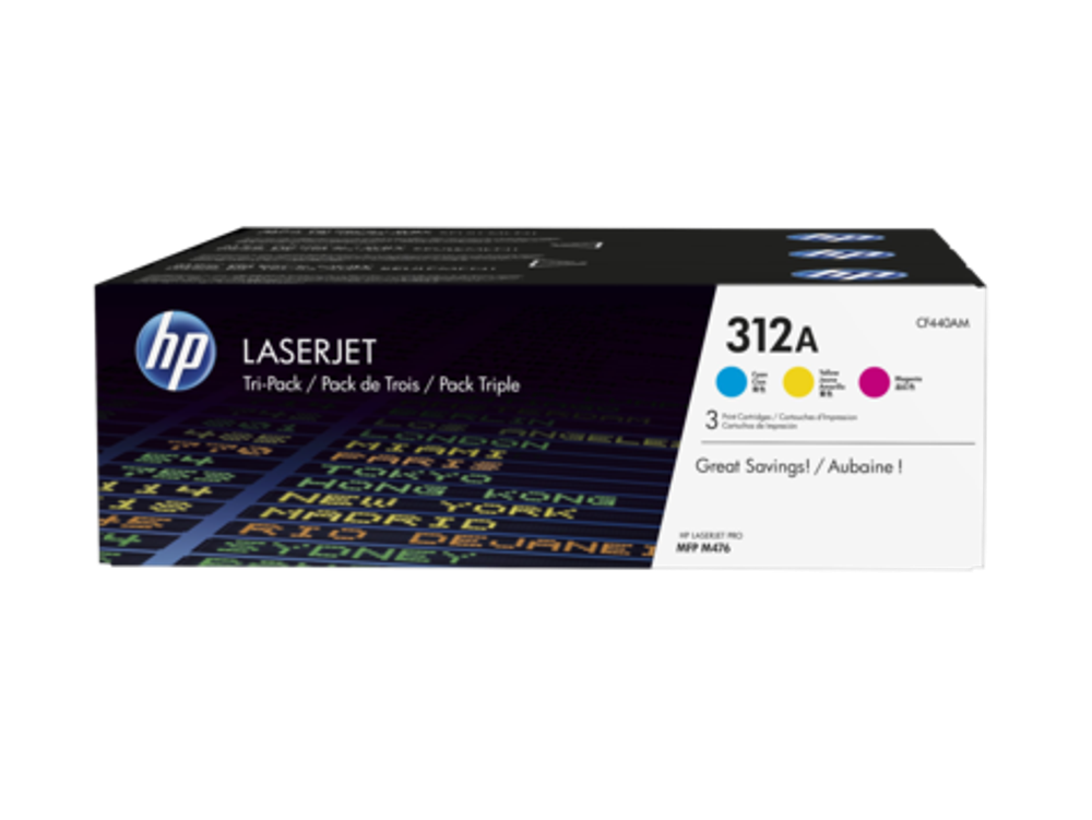 Набор картриджей  HP 312A