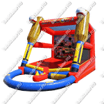 Надувная игра бейсбол «Меткий удар», 4*3*4 м