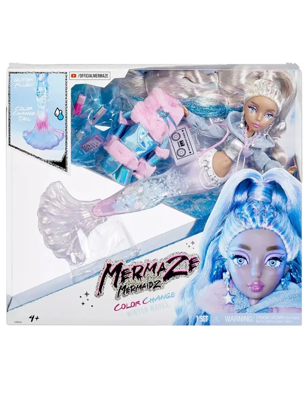 Кукла-Русалка Mermaze Mermaidz Зимняя серия Кишико 585435
