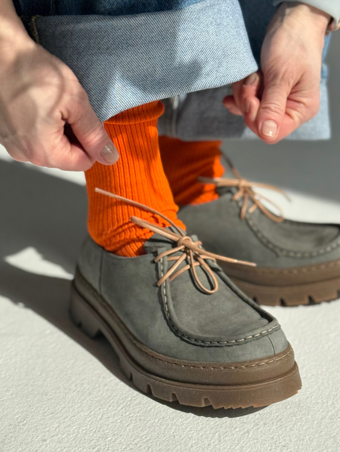 Носки MISLI:SOCKS ярко-оранжевые