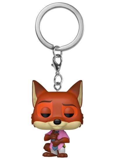 Брелок Funko Pocket POP! Disney Zootopia 2 Nick Wilde 86641 / Фигурка-брелок Фанко ПОП! по мотивам мультфильма "Зверополис 2", Ник Уайлд