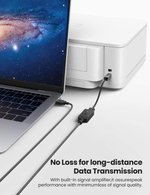 Кабель USB - USB удлинитель USB 2.0, 10m UGREEN 10321