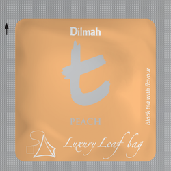 Чай Dilmah черный "Персик", в саше, 50шт. 2,0 г. картон