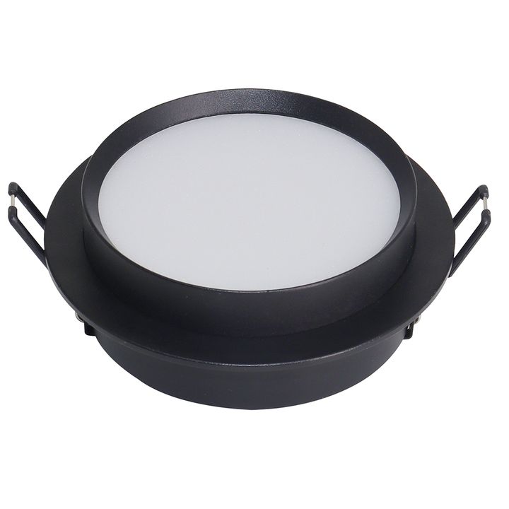 Светильник встраиваемый Feron DL507 потолочный GX53 черный круг 51349