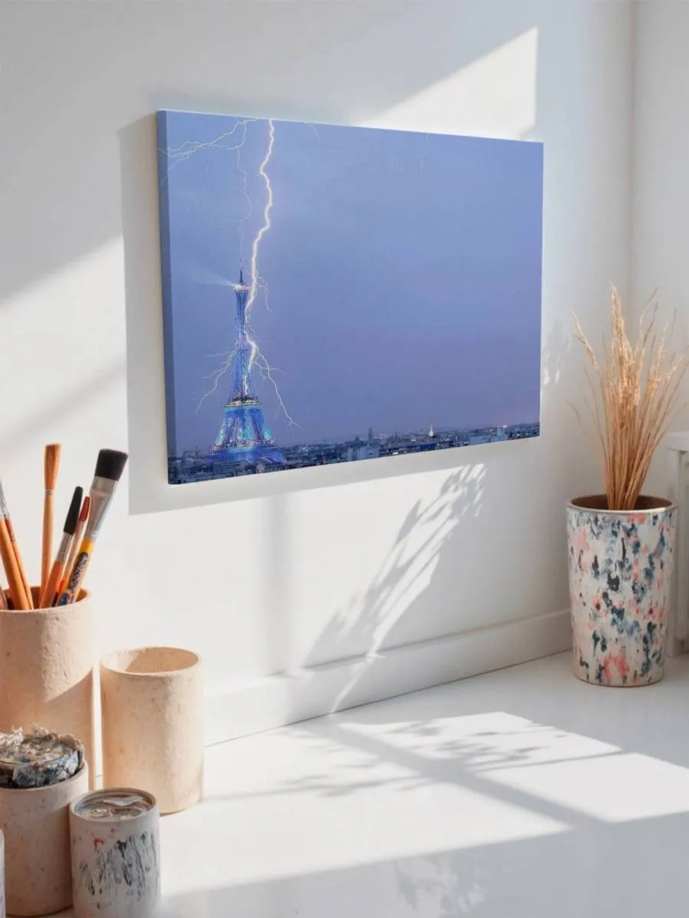 Картина на стену 40 X 50 Молния Париж