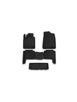 Коврики в салон для INFINITI QX56, 2010- 5 шт. (полиуретан) CARINF10003